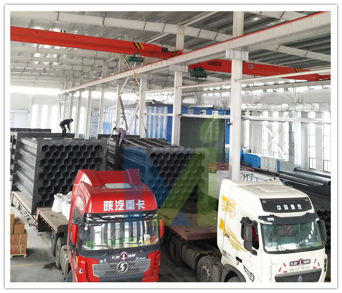 濕電陽極系統發貨現場